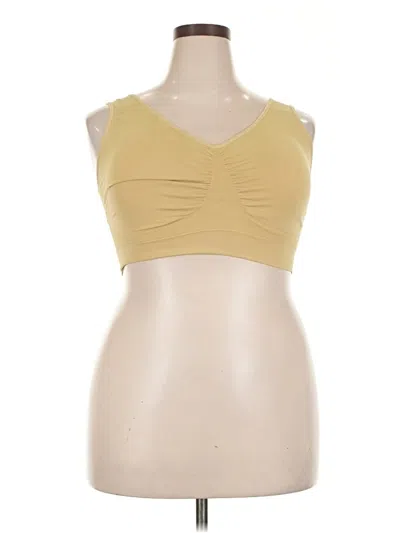 Pre-owned Assorted Brands Sports Bra In Yellow