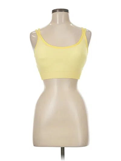 Pre-owned Assorted Brands Sports Bra In Yellow