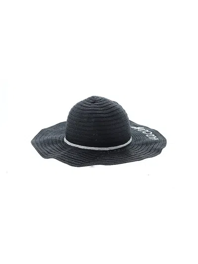 Pre-owned Assorted Brands Sun Hat In Black