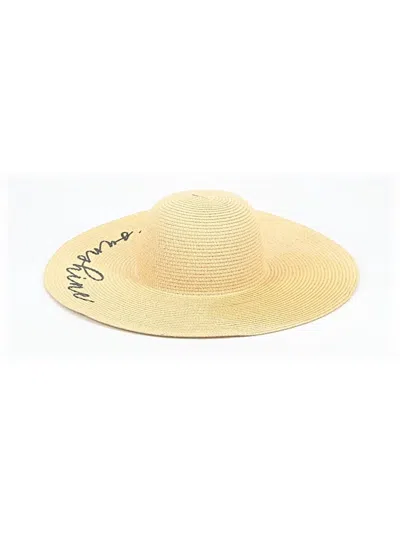 Pre-owned Assorted Brands Sun Hat In Brown