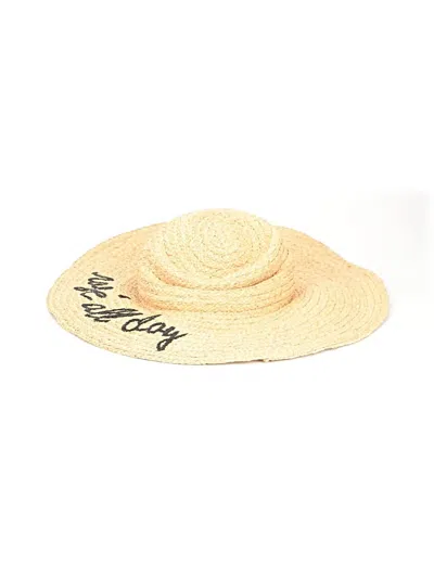 Pre-owned Assorted Brands Sun Hat In Brown
