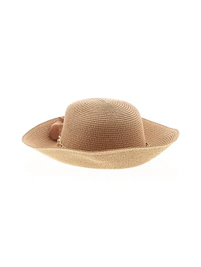 Pre-owned Assorted Brands Sun Hat In Brown