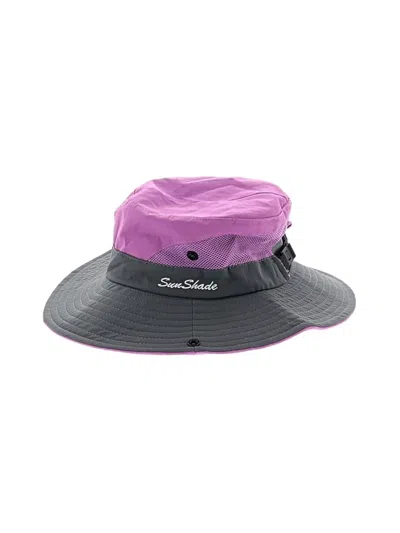 Pre-owned Assorted Brands Sun Hat In Purple