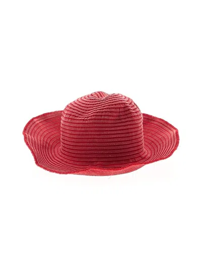 Pre-owned Assorted Brands Sun Hat In Red