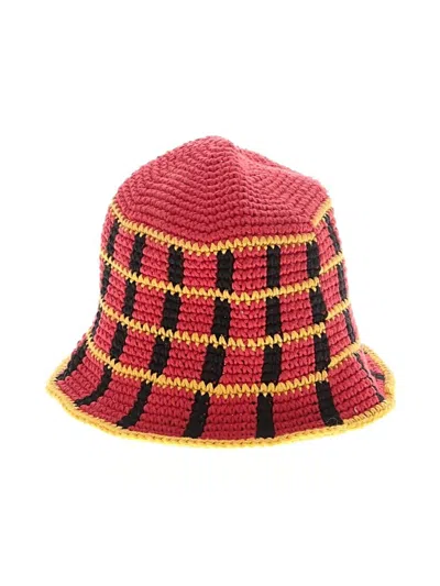 Pre-owned Assorted Brands Sun Hat In Red