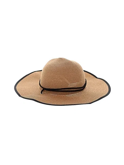 Pre-owned Assorted Brands Sun Hat In Tan