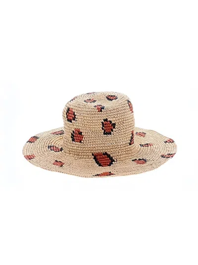 Pre-owned Assorted Brands Sun Hat In Tan