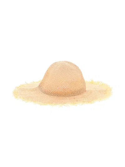 Pre-owned Assorted Brands Sun Hat In Tan