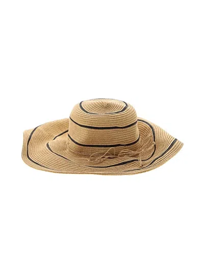 Pre-owned Assorted Brands Sun Hat In Tan