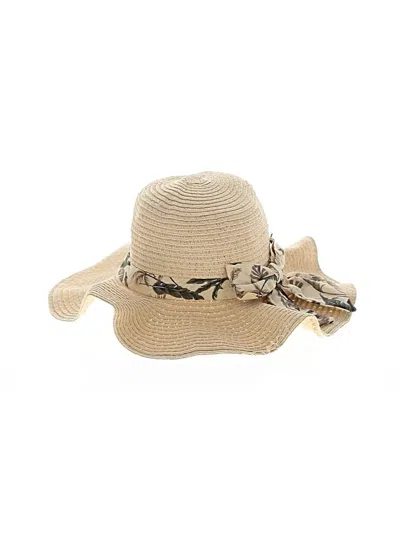 Pre-owned Assorted Brands Kids' Sun Hat In Tan