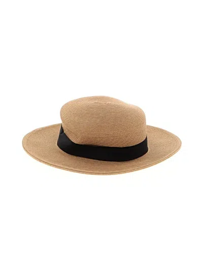 Pre-owned Assorted Brands Sun Hat In Tan