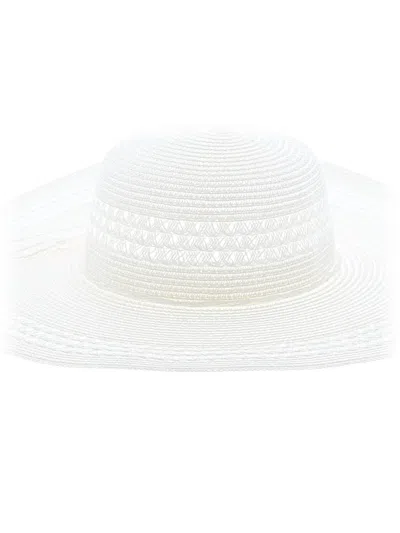 Pre-owned Assorted Brands Sun Hat In White