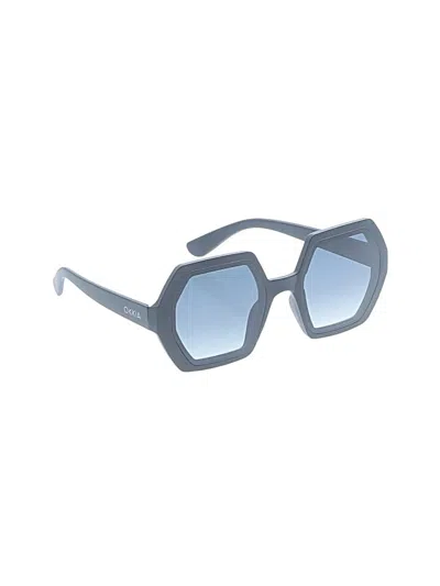 Pre-owned Assorted Brands Sunglasses In Blue