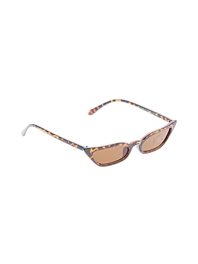 Pre-owned Assorted Brands Sunglasses In Tan