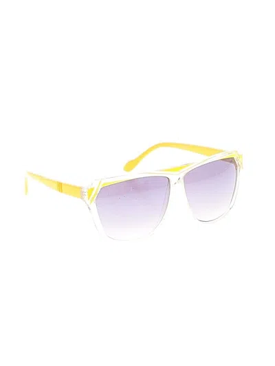 Pre-owned Assorted Brands Sunglasses In Yellow