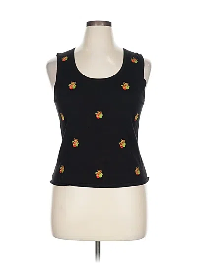 Pre-owned Assorted Brands Sweater Vest In Black