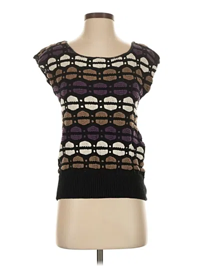 Pre-owned Assorted Brands Sweater Vest In Black