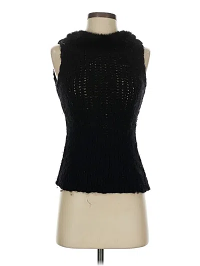 Pre-owned Assorted Brands Sweater Vest In Black