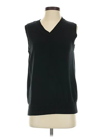 Pre-owned Assorted Brands Sweater Vest In Black