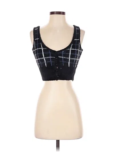 Pre-owned Assorted Brands Sweater Vest In Black