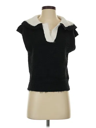 Pre-owned Assorted Brands Sweater Vest In Black