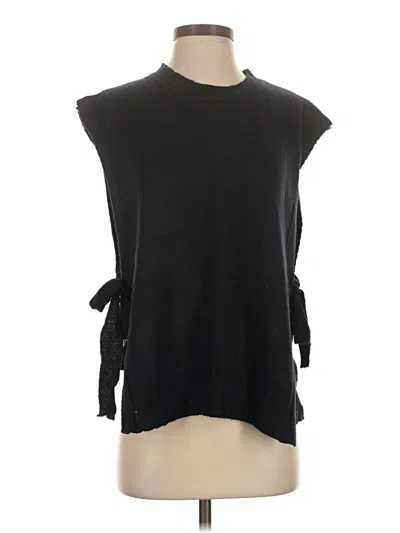 Pre-owned Assorted Brands Sweater Vest In Black