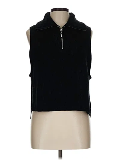 Pre-owned Assorted Brands Sweater Vest In Black