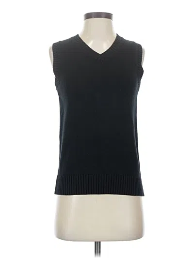 Pre-owned Assorted Brands Sweater Vest In Black