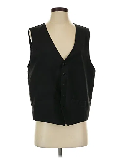 Pre-owned Assorted Brands Sweater Vest In Black