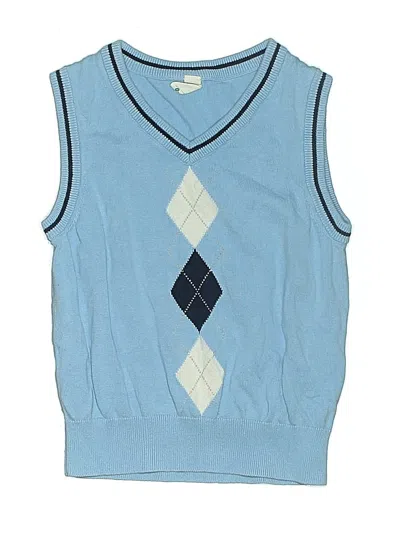 Pre-owned Assorted Brands Kids' Sweater Vest In Blue