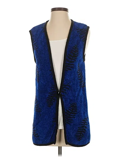 Pre-owned Assorted Brands Sweater Vest In Blue