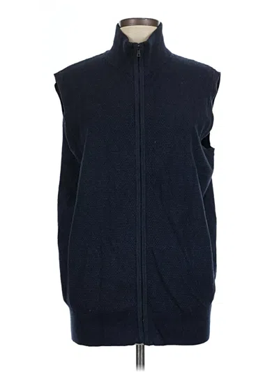 Pre-owned Assorted Brands Sweater Vest In Blue