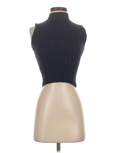 Pre-owned Assorted Brands Sweater Vest In Blue