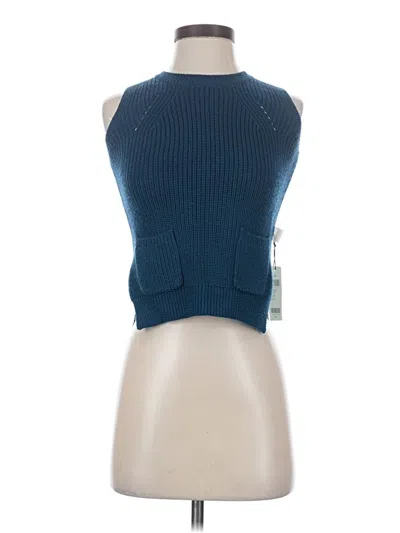 Pre-owned Assorted Brands Sweater Vest In Blue