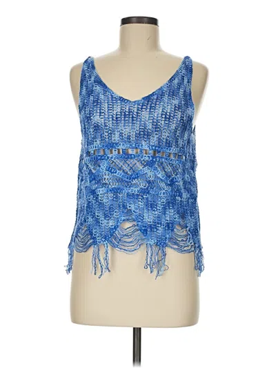 Pre-owned Assorted Brands Sweater Vest In Blue