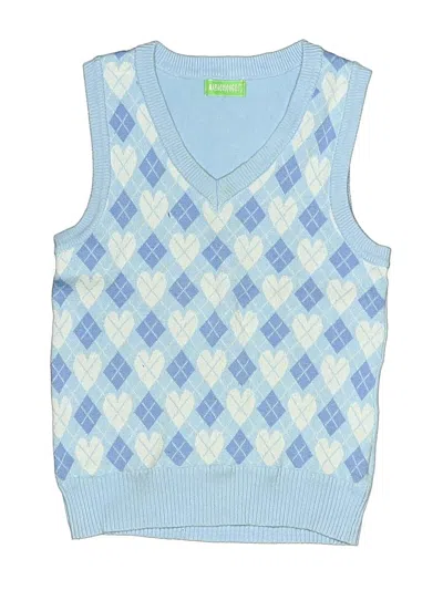 Pre-owned Assorted Brands Kids' Sweater Vest In Blue