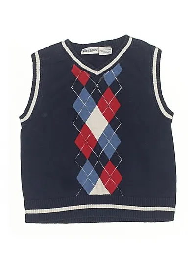 Pre-owned Assorted Brands Kids' Sweater Vest In Blue