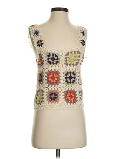 Pre-owned Assorted Brands Sweater Vest In Brown