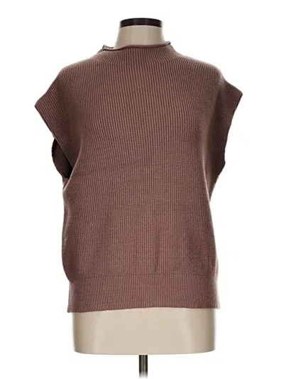 Pre-owned Assorted Brands Sweater Vest In Brown