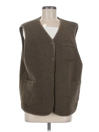 Pre-owned Assorted Brands Sweater Vest In Brown
