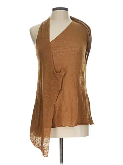 Pre-owned Assorted Brands Sweater Vest In Brown