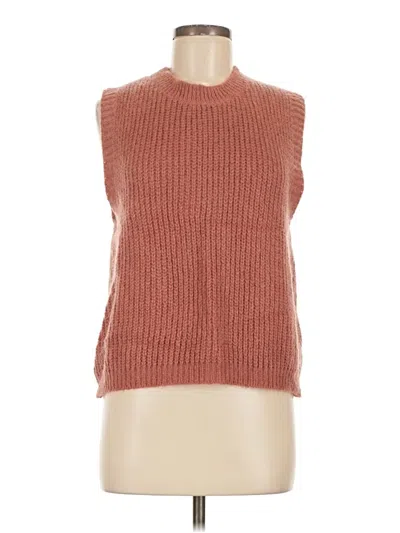 Pre-owned Assorted Brands Sweater Vest In Brown