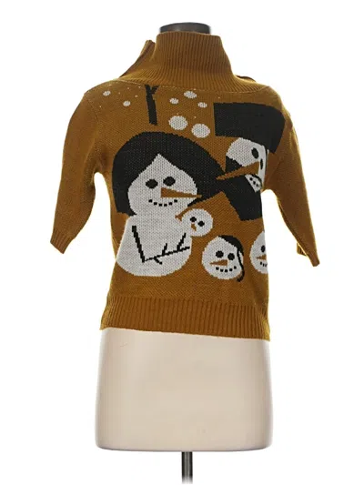 Pre-owned Assorted Brands Sweater Vest In Brown