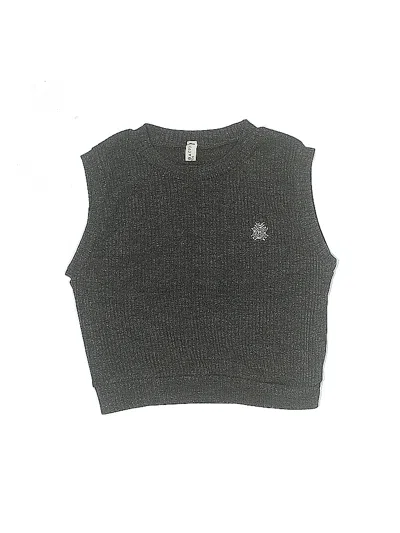 Pre-owned Assorted Brands Kids' Sweater Vest In Gray