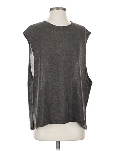 Pre-owned Assorted Brands Sweater Vest In Gray