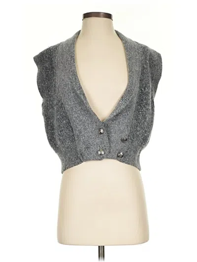 Pre-owned Assorted Brands Sweater Vest In Gray