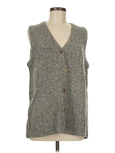 Pre-owned Assorted Brands Sweater Vest In Gray