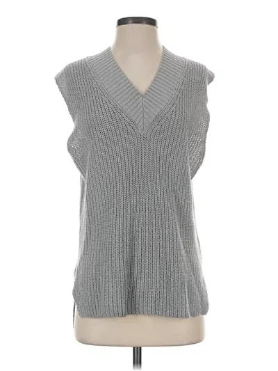 Pre-owned Assorted Brands Sweater Vest In Gray