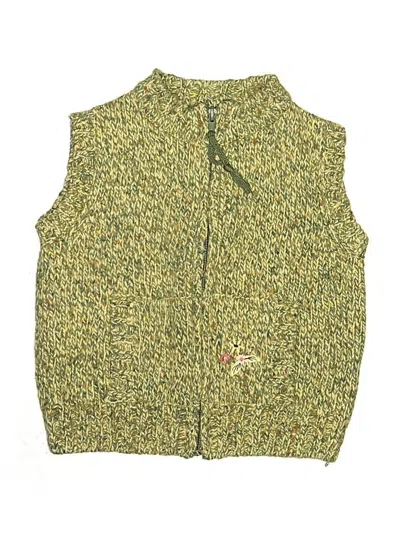 Pre-owned Assorted Brands Kids' Sweater Vest In Green