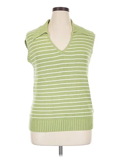 Assorted Brands Sweater Vest In Green